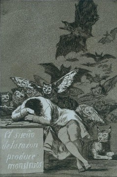 理性の眠りが怪物を生み出す ロマンティックモダン フランシスコ・ゴヤ Oil Paintings